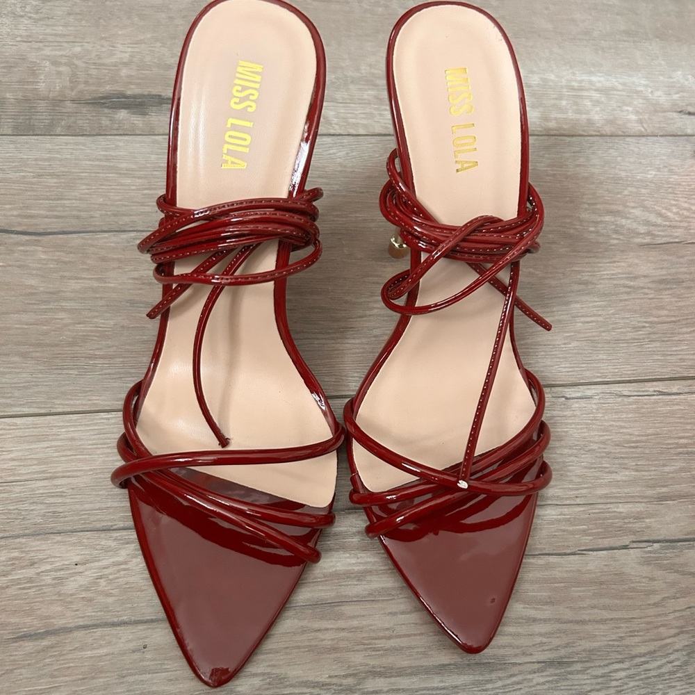Lace up heels